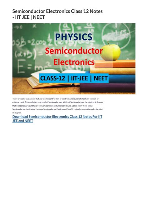 Image result for Semiconductor Electronics Class 12