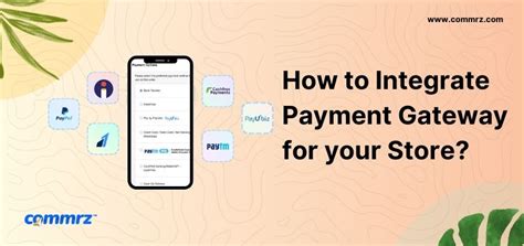 How to integrate payment gateway for your store on commrz?