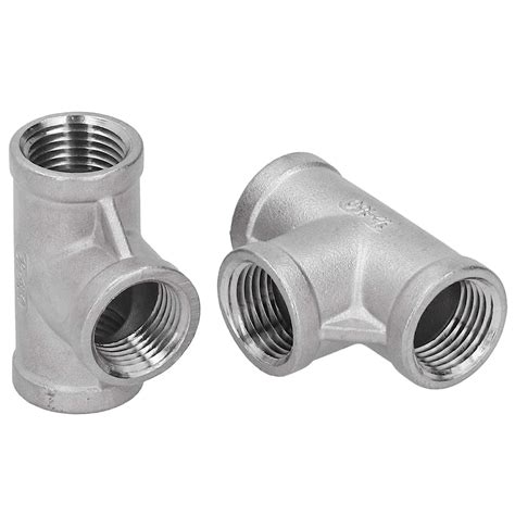 Pipe Connector, Tee Connector T‑type 2Pcs Strength for Professional Use ...