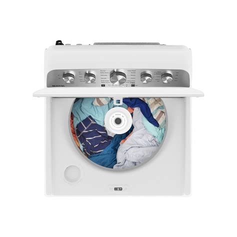 Maytag 4.8-cu ft High Efficiency Agitator Top-Load Washer (White ...