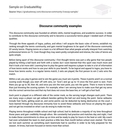 Image result for Discourse Community Examples