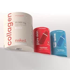 YourHappyLife Collagen Naked and Advanced L-Glutathione Glow-Up Skin ...