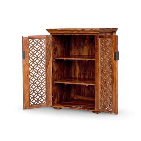 Aron Grills Solid Wood Cabinet: Storage Cabinet for Home