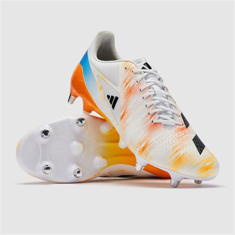 adidas Adizero RS15 Pro Soft Ground Rugby Boots - White/Core Black ...