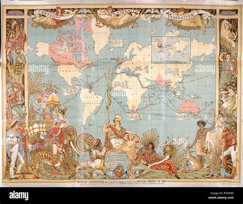 British Empire map. The Graphic. London, July 24, 1886. Source ...