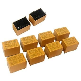 Wowobjects® Mini Power Relay Relay HK4100F-DC12V-SHG 6 Pin 5V 12V 24V ...