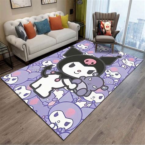 Cartoon Rug Carpet for Living Room Bedroom Mat Hello Kitty Floor Rug ...