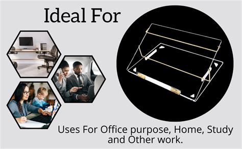 READAT (Make in India Pure Acrylic Table top Elevator Writing Desk ...