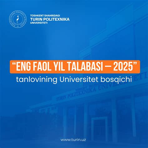 The university stage of the “Most Active Student of the Year – 2025 ...