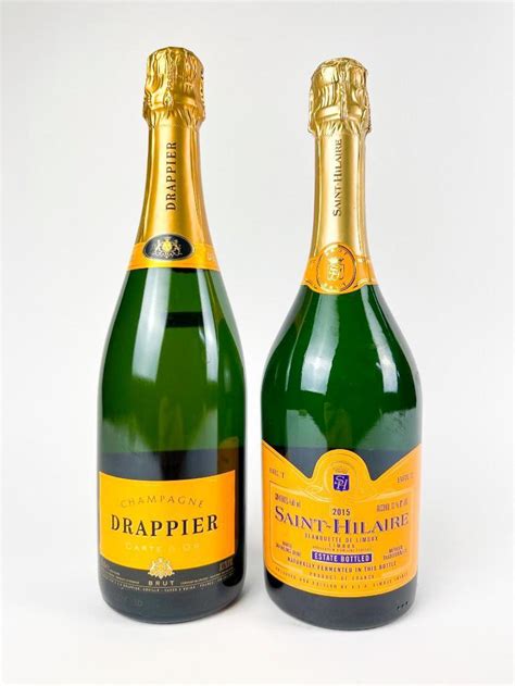 At Auction: (2) French Champagne Sparkling Wine Drappier Carte D Or ...