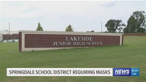 Springdale School District to require face masks this upcoming school ...