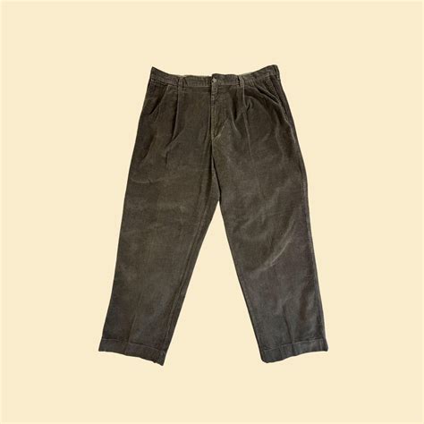 Vintage 1990s LL Bean Corduroy Pants, Size 40x32 Men's Brown Straight ...