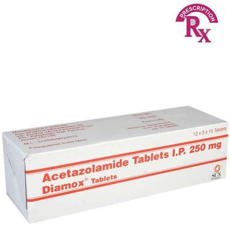 Diamox 250mg Tablet (15 Tab) Price in India - Buy Diamox 250mg Tablet ...