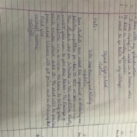 You are Vaishali Sharma/ Vaibhav Sharma, the Vice Head Girl/ Vice Head ...