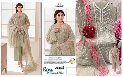 S-155 Rose Premium Edition Shanaya Fashion Pakistani Salwar Suits – Heriska