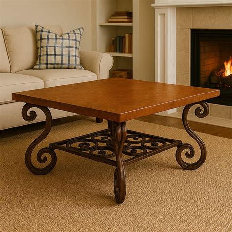Spanish Mission Copper Dining Table | Artistry & Heritage - Rustica House