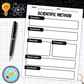 Image result for Scientific Method Graphic Organizer Worksheet