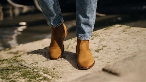 Beige suede chelsea boots online
