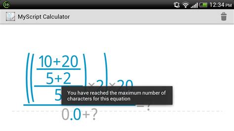 MyScript Calculator 2 Review 的图像结果