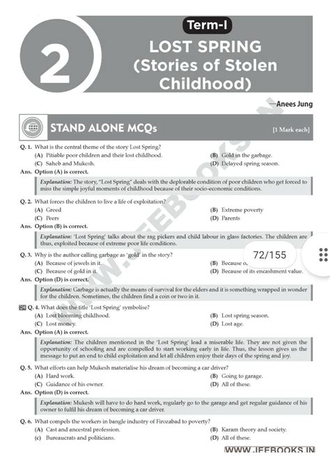 Image result for Lost Spring Class 12 Extra Class