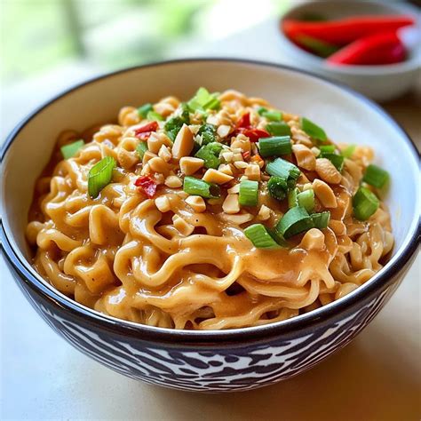 Easy Peanut Butter Ramen Noodles Recipe - Kitchen By Vera