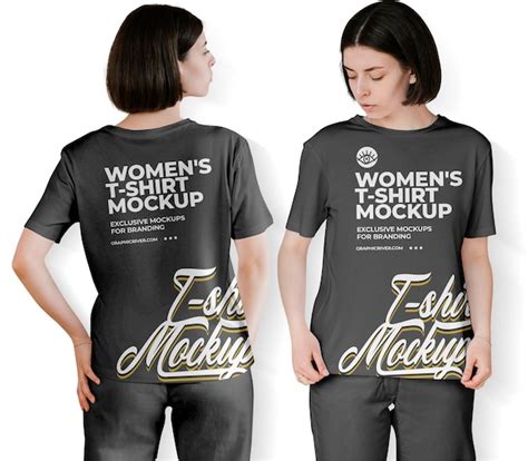 Maquete de camiseta feminina | PSD Premium