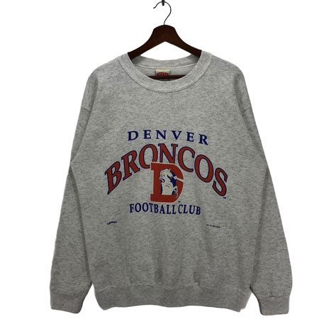 Vintage NFL Denver Broncos Sweatshirt Crewneck Big Logo Denver - Etsy ...