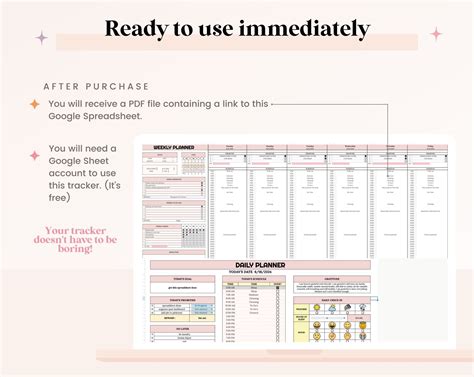 Daily Spreadsheet Google Sheet Monthly Calendar Template, Daily Weekly ...