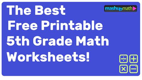 Image result for Free Printable 5th Grade Math Worksheets