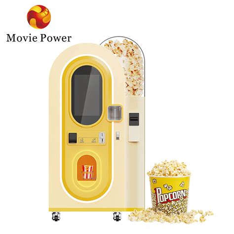 Customizable Coin Operated Multi Flavors Self Service Automated Popcorn ...