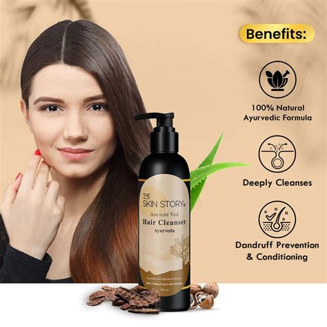 Buy THE SKIN STORY ANCIENT VED HAIR CLEANSER, 180ML Online & Get Upto ...