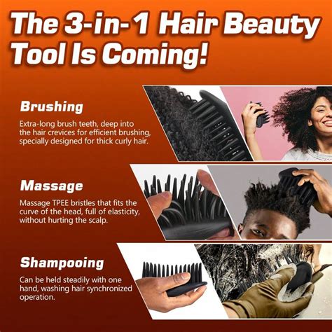 CANDY BRUSH 1 Piece Hair Twist Styling Styler Brush, Washable Afro Curl ...