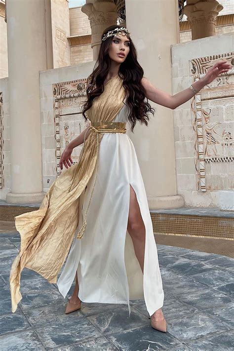 Greek Goddess 4 Piece Costume Set - Cream/combo | Fashion Nova ...