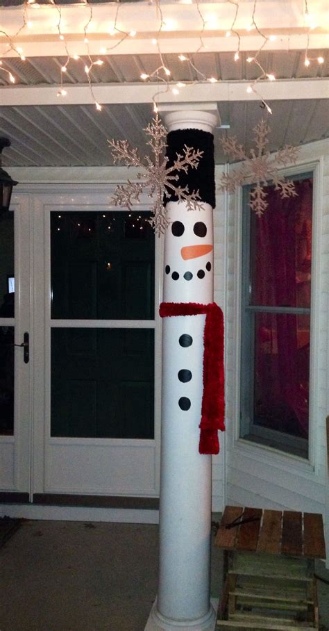 How To Decorate Front Porch Pillars For Christmas | Psoriasisguru.com
