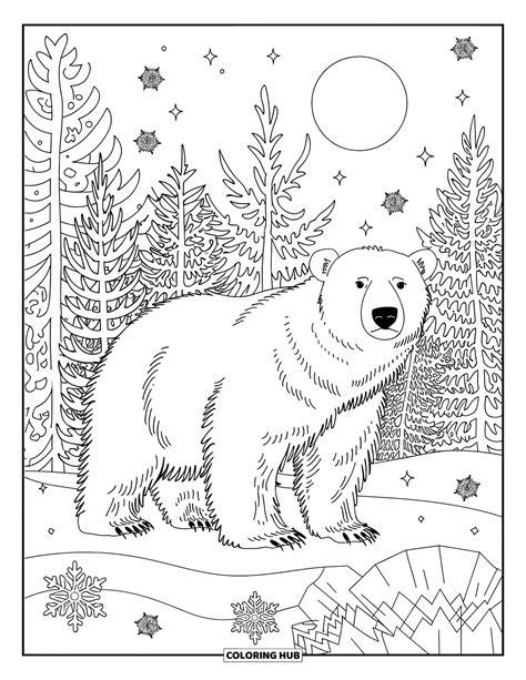 80+ Polar Bear Coloring Pages for Kids & Adults (Free Printable PDFs)
