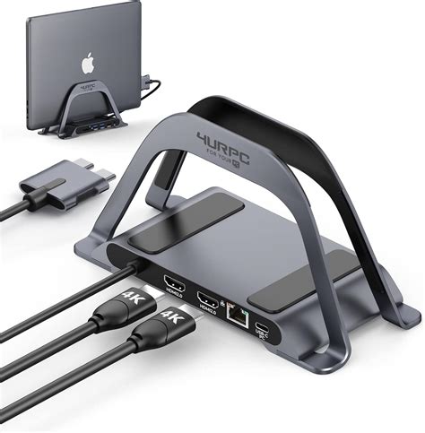 Amazon.com: 4URPC USB C Docking Station Dual Monitor 4K for MacBook Pro ...