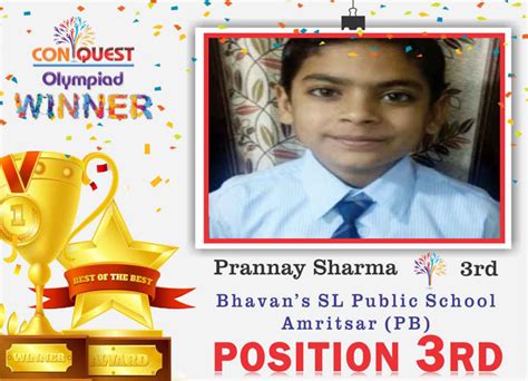 Prannay Sharma - Conquest Olympiad