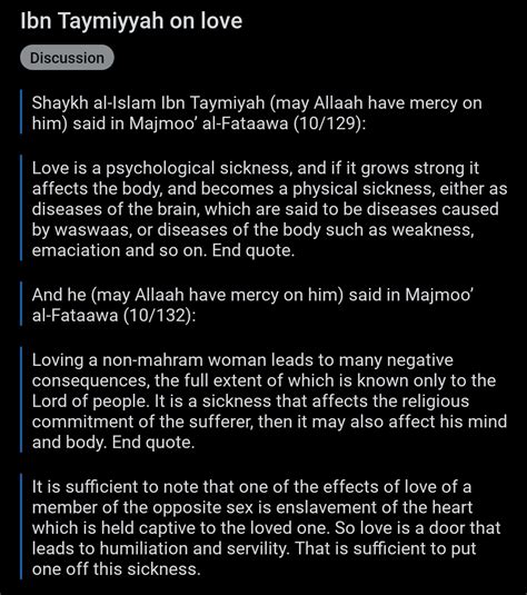 Ibn Taymiyyah Famous Quotes Ibn Taymiyyah (r.a.) : R/islam