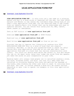 Image result for UCAS Application Form