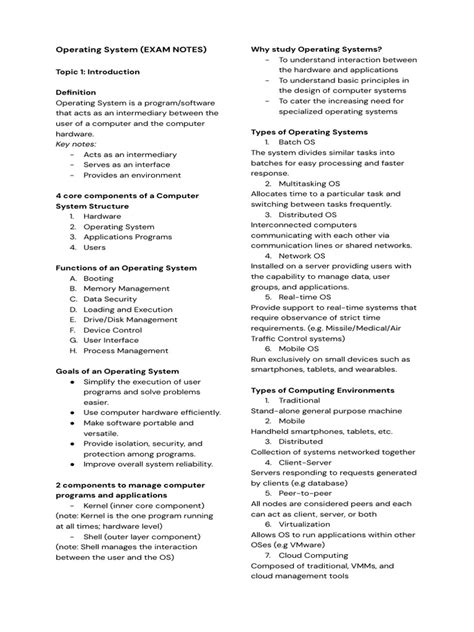 Operating System File Management Notes Question for Exams 的图像结果