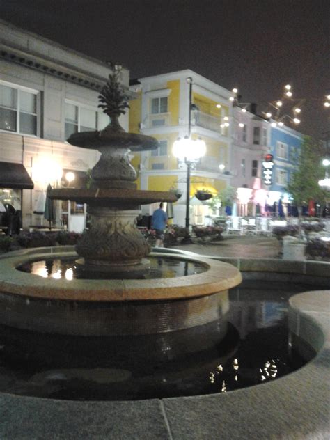 Night view off Atwells Avenue on Federal Hill, Providence Rhode Island ...