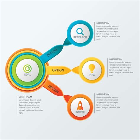 Circle business infographic template | Free Vector