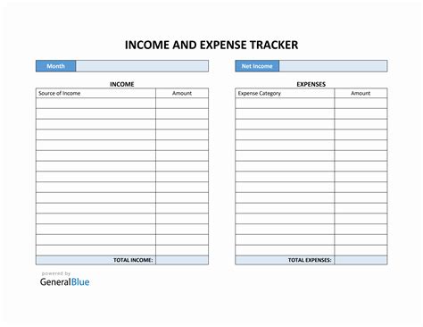Income And Expense Tracker ️ Printable - KTXEME