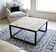 Image result for Industrial Square Coffee Table