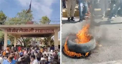 20 arrested in Jaipur after mob tries setting petrol pump on fire to ...