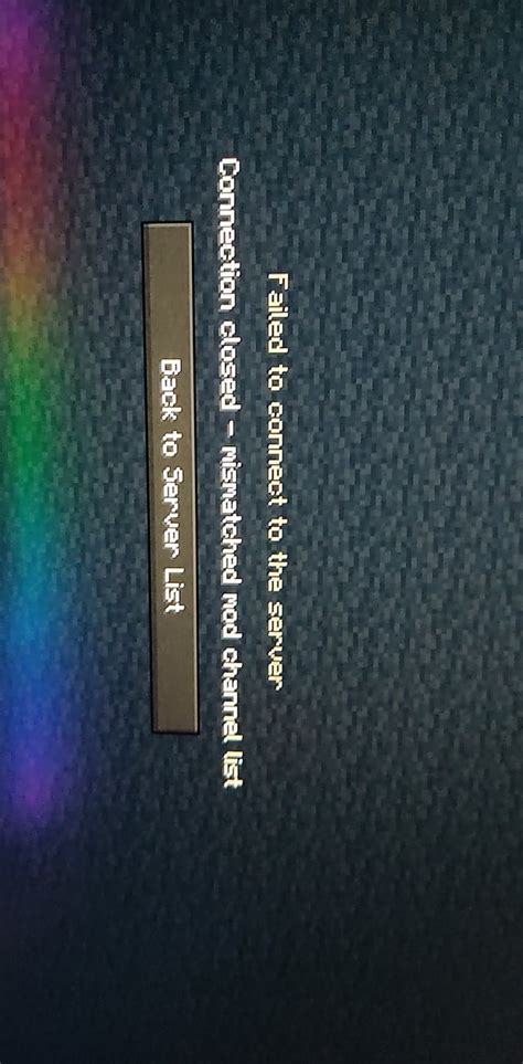 Create Mod Causing Server to Refuse Connection 的图像结果