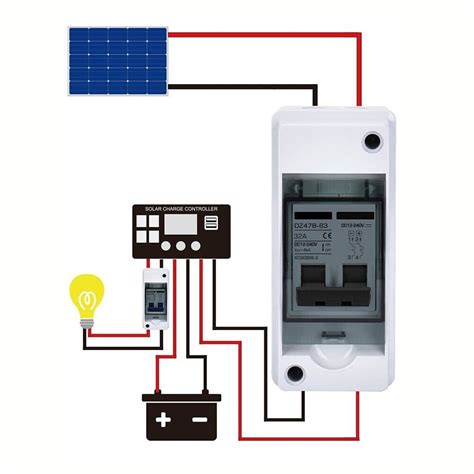 Solar photovoltaic cell combiner box DC circuit | Ubuy India