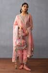 Buy Pink Tassels, Embroidery Dil Ruba Anji Potli by Torani Online at ...