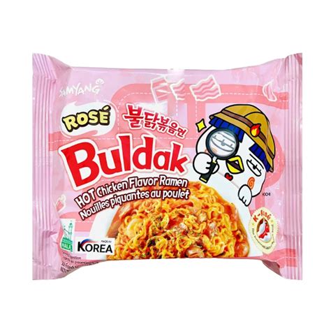 Samyang Rose Buldak Hot Chicken Flavor Ramen Korean Noodle - 140g ...