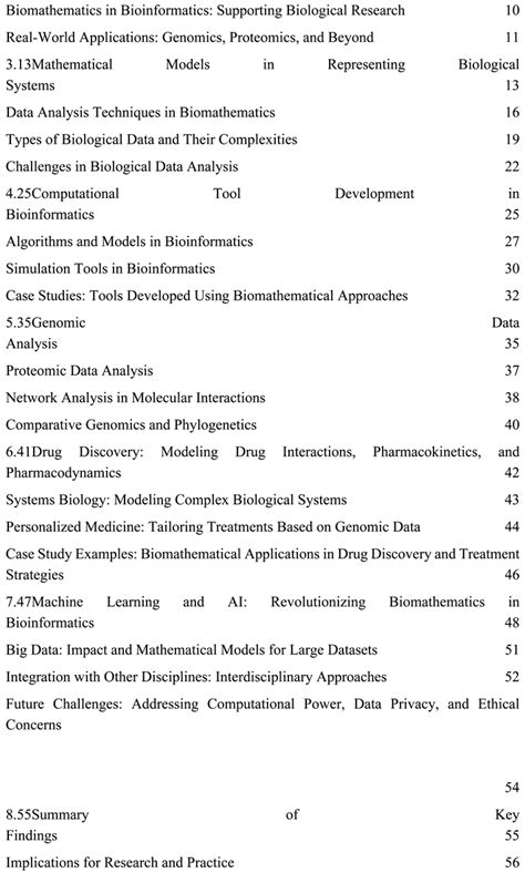 Bioinformatics and Computational Biology: Exploring the Role of ...
